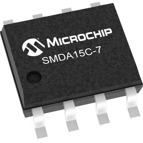 Microchip Technology-SMDA15C-7/TR13 ESD 억제기 ESD Suppressor TVS Bi-Dir 15V 8-Pin SO T/R