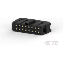 TE Connectivity-1658621-3 Steckverbinderleisten und Leiterplattenbuchsen Conn IDC Connector RCP 16 POS 2.54mm IDT RA Cable Mount Box/Carton