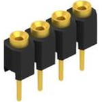 Conn Socket Strip F 4 POS 2.54mm Solder ST Thru-Hole