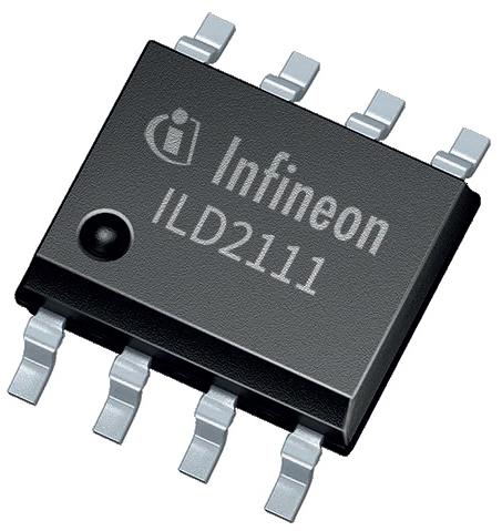 Infineon Technologies AG-ILD2111XUMA2 Pilote DEL LED Driver 3.3V/5V/9V/12V/15V/18V/24V 8-Pin DSO T/R