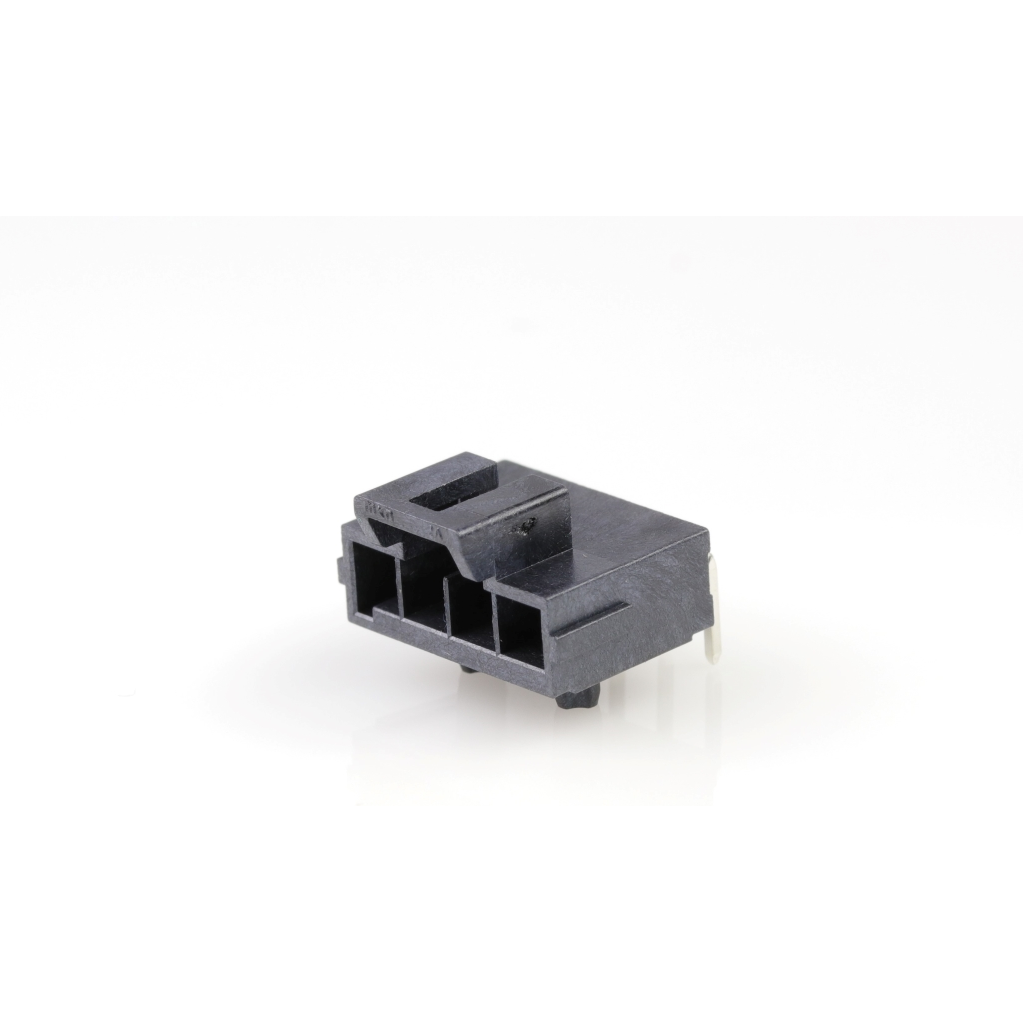 Molex-1723103304 Steckverbinderleisten und Leiterplattenbuchsen Conn Wire to Board HDR 4Power POS 3.5mm Solder RA Side Entry Thru-Hole Tray