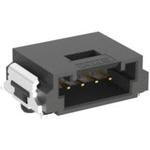 Conn Shrouded Header (4 Sides) M 4 POS 1.27mm Solder RA SMD T/R