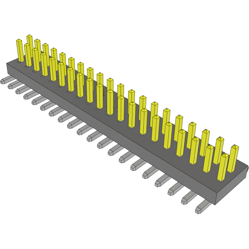 Samtec-FTM-120-02-F-DV Steckverbinderleisten und Leiterplattenbuchsen Conn Unshrouded Header HDR 40 POS 1mm Solder ST Top Entry SMD Tube