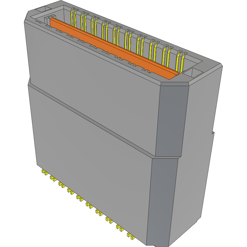 Samtec-QTH-020-05-L-D-DP-A Connector Headers and PCB Receptacles Conn Micro High Speed Terminal Strip HDR 40 POS 0.5mm Solder ST Top Entry SMD Tray