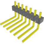 Conn Unshrouded Header HDR 7 POS 2.54mm Solder RA Side Entry Thru-Hole Bulk