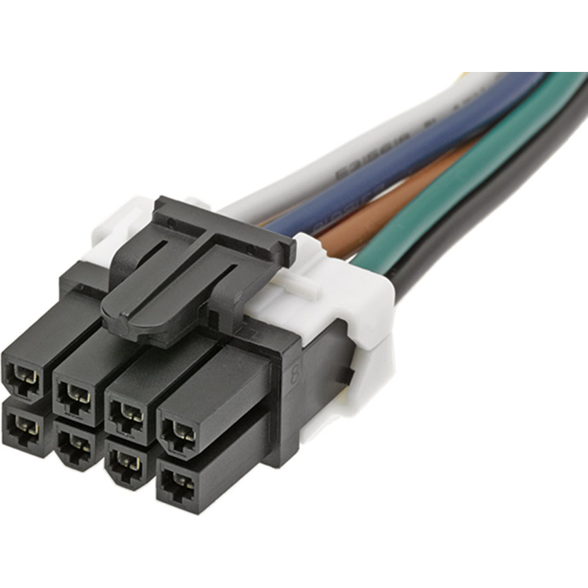 Molex-451350801 Assemblage de câble autre Cable Assembly UL 1007 0.15m 16AWG Wire to Board to Wire to Board 8 to 8 POS F-F Crimp-Crimp Mini-Fit TPA2 Bag