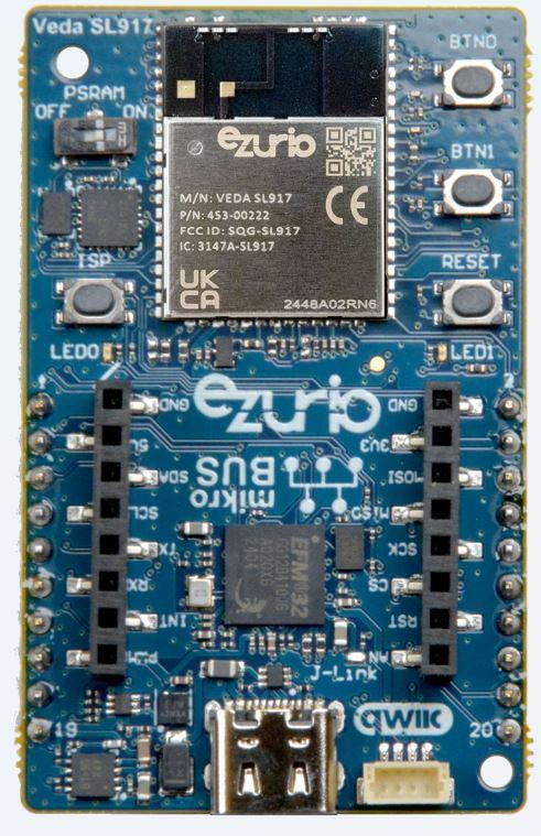 Ezurio-453-00222-K1 RF/Drahtlos-Entwicklungsplatinen und Kits Wi-Fi 6 + Bluetooth 5.4 Explorer Kit