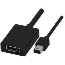 ADAM TECH-CA-MINIDP-HDMIF-6FT Audio/Video Kabelsortiment Cable Assembly UL 20276 1.83m Mini Display Port to HDMI Type A 50 to 20 POS PL-RCP 28AWG/32AWG