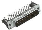 HARTING-09662625815 Steckverbinder, D-Sub Conn D-Sub M 15 POS 1.37mm Solder RA Thru-Hole 15 Terminal 1 Port