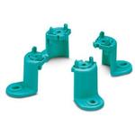 Wall Bracket, Adapter For Mounting The Ucs Housing On The Wall, Material Polyamide, Color Turquoise