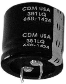 Illinois Capacitor-381LQ182M200A042 Kondensator, Aluminium Cap Aluminum Lytic 1800uF 200V 20% (35 X 40mm) Snap-In 10mm 0.129 Ohm 3.08A 2000h 105°C