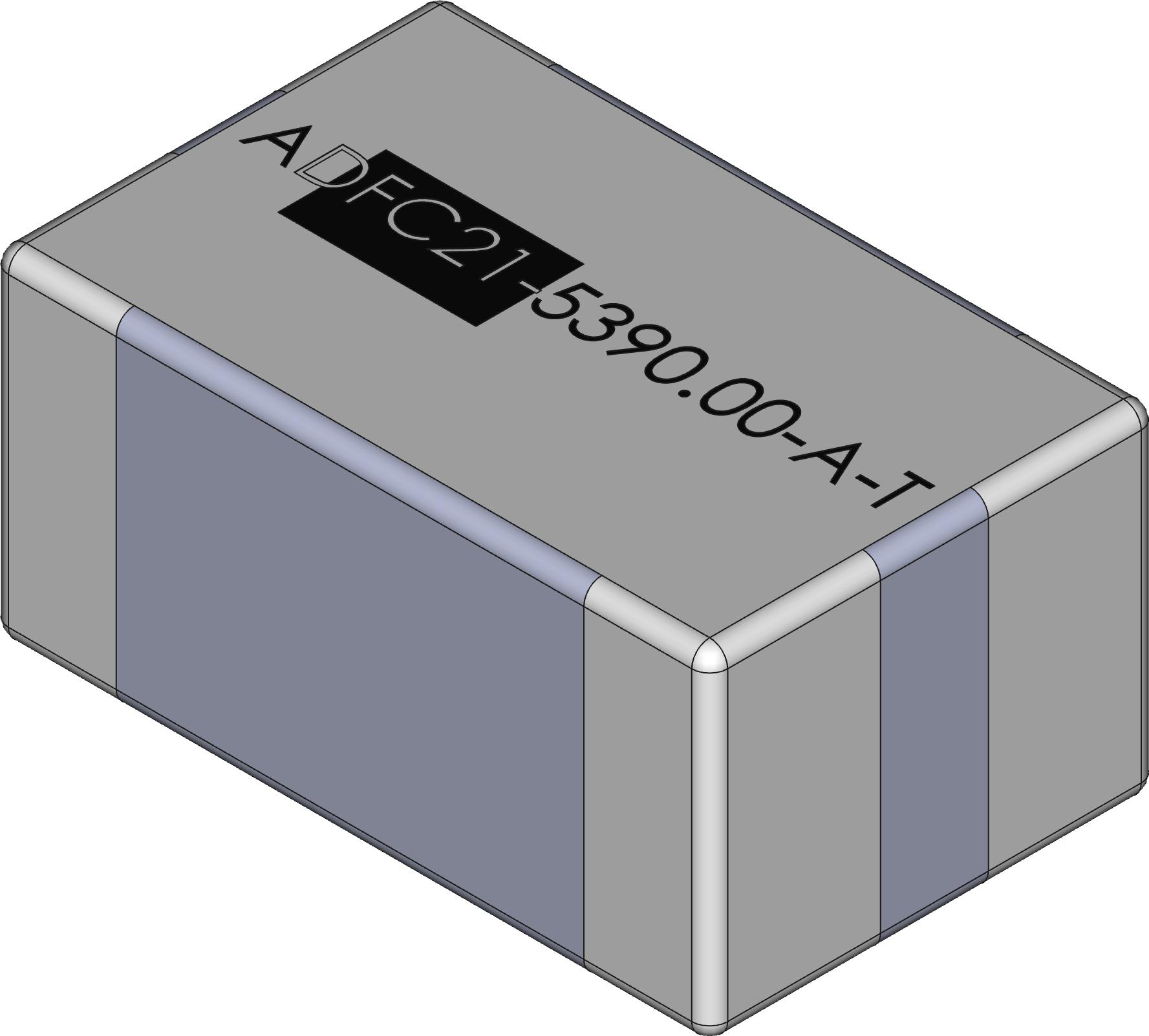 Abracon-ADFC21-5390.00-A-T Filtri RF RF Filter Band Pass 5390MHz 4900MHz to 5875MHz 2.5dB 50Ohm SMD 2Pin 0805 T/R