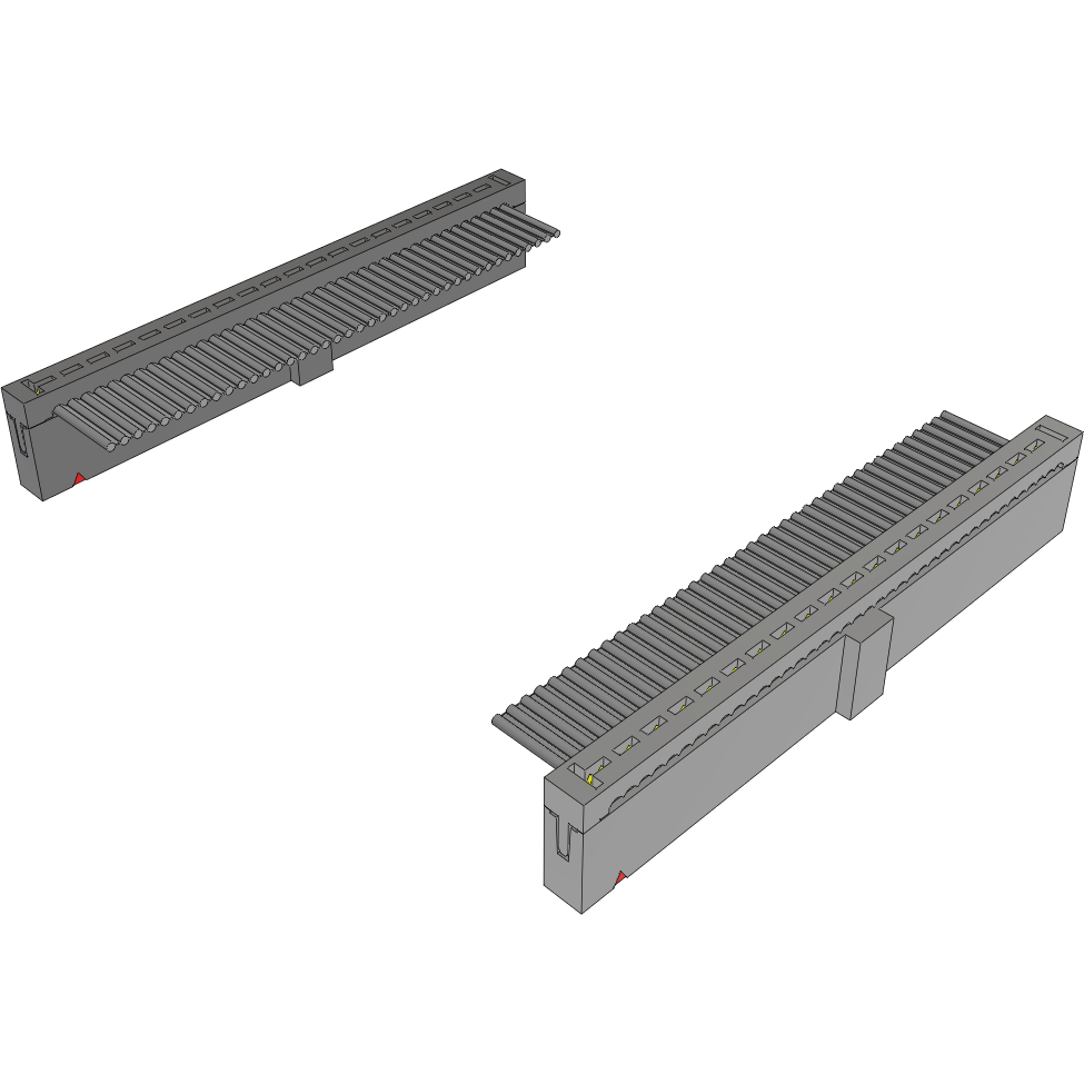 Samtec-HCSS-20-D-14.00-01-N Flachband Kabelbaugruppen Cable Assembly 0.35m 28AWG 2.54mm 20 to 20 POS IDC Connector to IDC Connector F-F Bulk