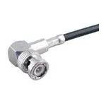 Conn BNC 0Hz to 4GHz 50Ohm Crimp RA Cable Mount PL Gold Over Nickel Single