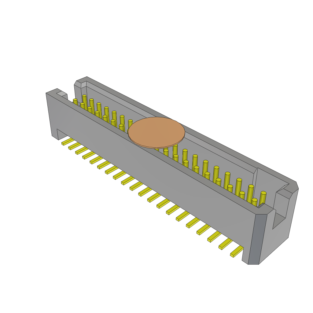 Samtec-TFM-120-02-S-D-K Piastre connettori e prese PCB Conn Shrouded Header (4 Sides) HDR 40 POS 1.27mm Solder ST Top Entry SMD TIGER EYE™ Tube