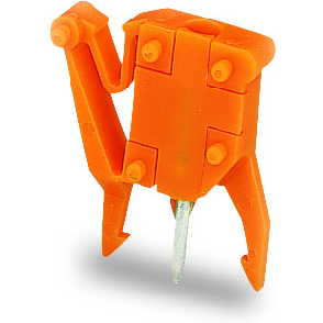 WAGO-249-115 Apparecchiature per il test elettronico dei connettori Test plug adapter, suitable for 255, 256, 257 Series PCB Terminal Blocks, 1- pole, Pin spacing 10.16 mm - 0.4 in