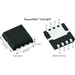 Trans MOSFET N-CH 30V 24A 8-Pin PowerPAK 1212-PT EP T/R
