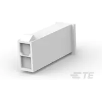 TE Connectivity-1969612-2 Einzeladersteckverbinder, Gehäuse Conn Housing PL 2 POS 4.2mm Crimp ST Cable Mount Natural Bag