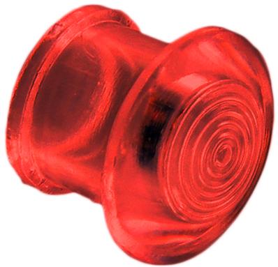 VCC (Visual Communications Company, LLC)-4741 Optical Lenses Dome Optical Lens Red Polycarbonate Bag