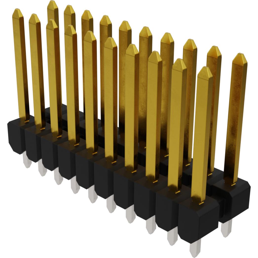 Molex-0757575301 Steckverbinderleisten und Leiterplattenbuchsen Conn Unshrouded Header HDR 20 POS 3.5mm Solder ST Thru-Hole MX 150 Tube