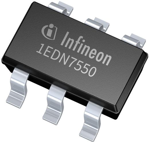 Infineon Technologies AG-1EDN7550BXTSA1 栅极和功率驱动器 Driver 5A 1-OUT High Side/Low Side Half Brdg Inv/Non-Inv 6-Pin SOT-23 T/R