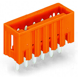 WAGO-734-238 连接器插头及 PCB 插座 Conn Shrouded Header M 8 POS 3.81mm Solder ST Top Entry Thru-Hole Box