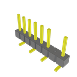 Conn Unshrouded Header HDR 8 POS 2.54mm Solder ST Top Entry SMD Tube