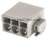 HARTING Technology Group-14010313110160 Connector Terminal Blocks Conn Terminal Block 3 POS 2.54mm Spring Clamp RA SMD 6A Reel