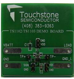 Silicon Labs-TS1103-100DB Placas y kits de desarrollo para Amplificador IC TS1103 Special Purpose Amplifier Demonstration Board