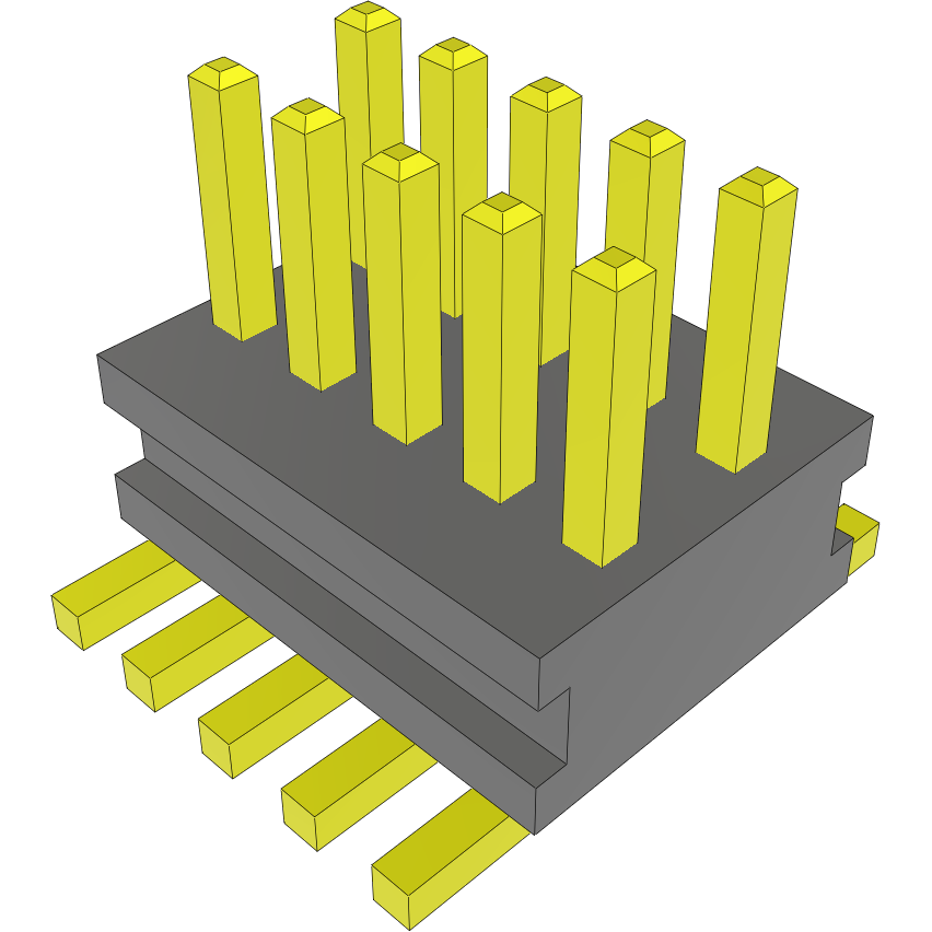 Samtec-FTE-105-01-G-DV-TR Steckverbinderleisten und Leiterplattenbuchsen Conn Unshrouded Header HDR 10 POS 0.8mm Solder ST SMD T/R