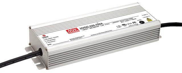 Mean Well Enterprises-HVGC-320-700A LED-Spannungsversorgung AC/DC LED Power Supply 300W Single 5-Pin