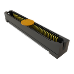 Conn Micro High Speed Socket Strip SKT 80 POS 0.8mm Solder ST Top Entry SMD T/R