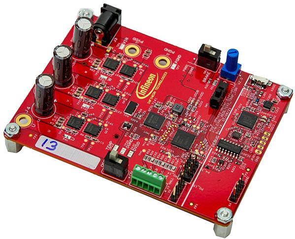 Infineon Technologies AG-EVAL6EDL7141TRAP1SHTOBO1 Kit e schede di sviluppo gestione della potenza Reference Design/Evaluation Board - BLDC Motor Drive