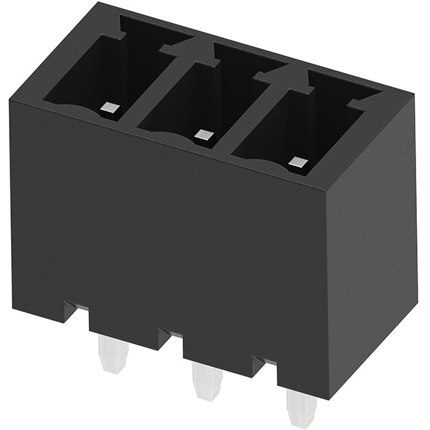 Molex-0395111003 连接器插头及 PCB 插座 Conn Shrouded Header (4 Sides) HDR 3 POS 3.81mm Solder ST Top Entry Thru-Hole Eurostyle