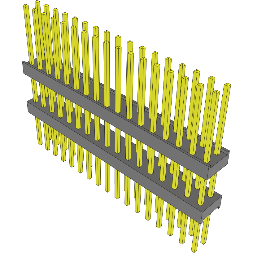 Samtec-EW-17-13-G-D-452 Connector Headers and PCB Receptacles Conn Board Stacker HDR 34 POS 2.54mm Solder ST Top Entry Thru-Hole Bulk