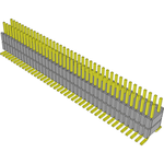 Conn Board Stacker HDR 80 POS 1.27mm Solder ST SMD Tube