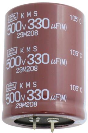 United Chemi Con-EKMS201VSN561MQ25S Kondensator, Aluminium Cap Aluminum Lytic 560uF 200V 20% (25.4 X 25mm) Snap-In 10mm 1.67A 3000h 105°C