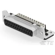 TE Connectivity-6-106507-2 D-超小型连接器 Conn D-Sub SKT 25 POS 1.38mm Solder RA Thru-Hole 25 Terminal 1 Port Tray