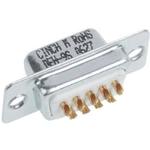 Conn D-Sub M 9 POS Solder ST Thru-Hole 9 Terminal 1 Port