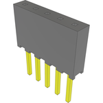 Conn Socket Strip SKT 5 POS 2mm Solder ST Top Entry Thru-Hole Tiger Buy™ Tube