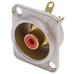 Conn Phono Jack F 2 POS Solder Cup ST Panel Mount 2 Terminal 1 Port