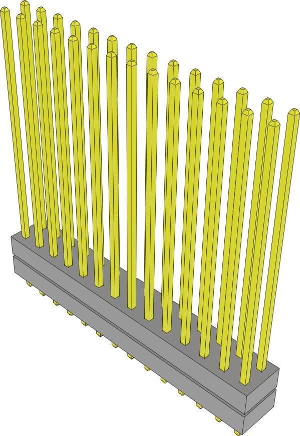 Samtec-TW-14-12-L-D-170-065 Cabezales del conector y receptáculos PCB Conn Board Stacker HDR 28 POS 2mm Solder ST Thru-Hole Bulk
