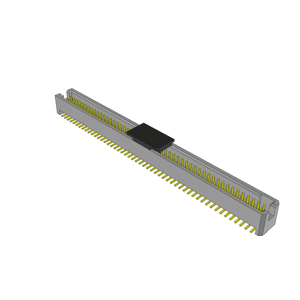 Samtec-TFM-150-02-STL-D-LC-P-TR Steckverbinderleisten und Leiterplattenbuchsen Conn Shrouded Header (4 Sides) HDR 100 POS 1.27mm Solder ST Top Entry SMD TIGER EYE™ T/R