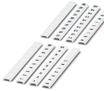 PHOENIX CONTACT-0808749:0051 Steckverbinderzubehör Connector Accessories Zack Marker Strip Straight White