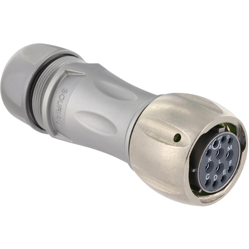 Eaton-UT0X6MS14E12SW Steckverbinder, rund Conn Circular SKT 12 POS Crimp ST Cable Mount 12 Terminal 1 Port