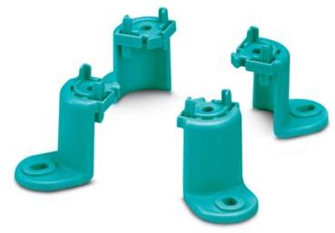 PHOENIX CONTACT-UCS WM-B 5018 null Wall Bracket, Adapter For Mounting The Ucs Housing On The Wall, Material Polyamide, Color Turquoise