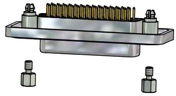 CONEC-15-000553 Steckverbinder, D-Sub Conn D-Sub F 44 POS Solder ST Thru-Hole 44 Terminal 1 Port
