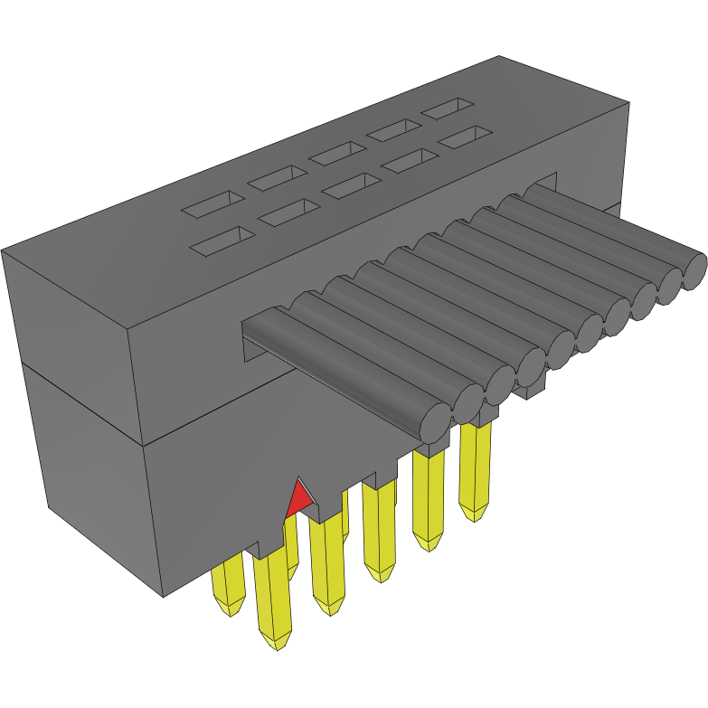 Samtec-FFMD-05-S-48.00-01 Flachband Kabelbaugruppen Cable Assembly Flat Ribbon 1.219m 30AWG IDC Connector 10 POS PL IDT Bulk