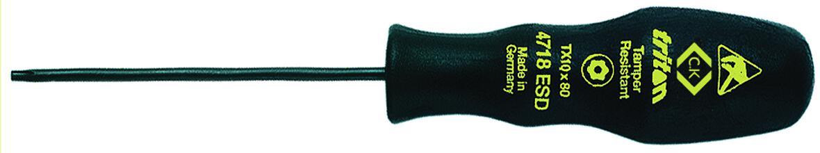 C.K tools-T4718ESD 20 Screwdrivers Triton ESD Screwdriver Tamper Proof TX20 x 90mm