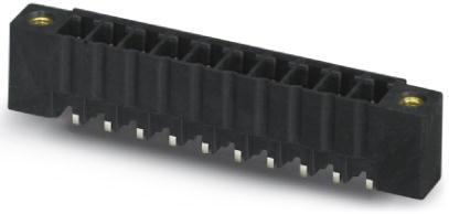 PHOENIX CONTACT-1780121 Steckverbinderleisten und Leiterplattenbuchsen Header, Nominal current 8 A, Rated voltage 160 V, Number of positions 11, Pitch 3.5 mm, Color black, Contact surface Tin, Mounting